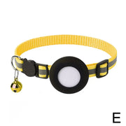 AirTag-Compatible Cat Collar – Reflective Adjustable Collar with Bell