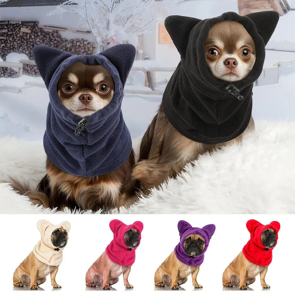 Cozy Fleece Dog Snood – Warm Ear & Neck Cover