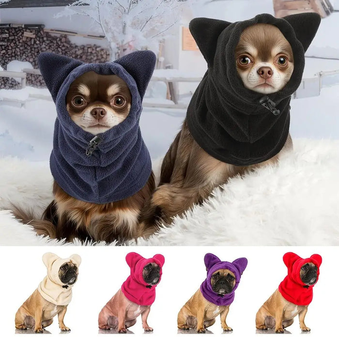Cozy Fleece Dog Snood – Warm Ear & Neck Cover