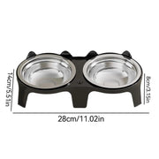 Anti-Tip Stainless Steel Pet Bowl – Easy-Clean Feeding Bowl