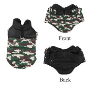 Camouflage Fleece Dog Jacket – Warm Outdoor Coat