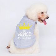 The Prince Has Arrived – Funny Printed Dog & Cat Vest