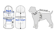 Reflective Dog Raincoat – Hooded Outdoor Jacket for Rainy Walks