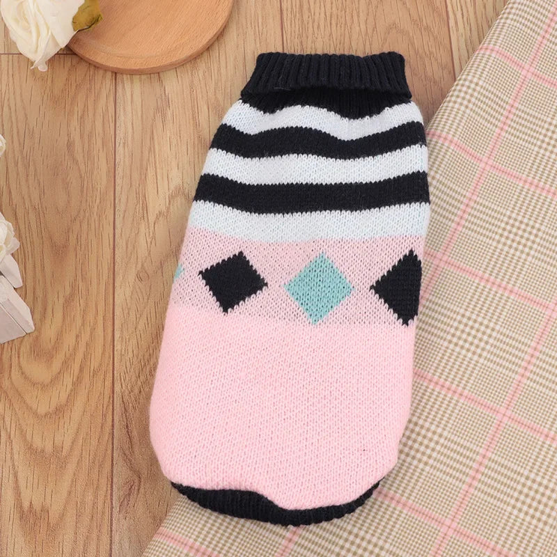 Cozy Plaid Cat Sweater – Soft Winter Vest