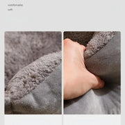 Cozy Winter Pet Bed – Soft Plush Comfort Mat