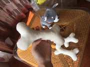 Plush Squeaky Bone Toy – Soft Interactive Dog Toy