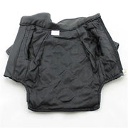 Eagle Print Dog Jacket – Faux-Leather Look Outdoor Coat