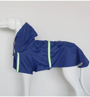 Reflective Dog Raincoat – Hooded Outdoor Jacket for Rainy Walks