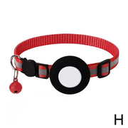AirTag-Compatible Cat Collar – Reflective Adjustable Collar with Bell