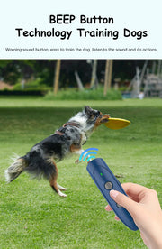 Ultrasonic Dog Bark Training Device – Rechargeable Handheld Trainer