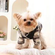 Camouflage Fleece Dog Jacket – Warm Outdoor Coat
