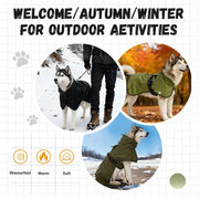 Reflective Dog Raincoat – Adjustable Outdoor Jacket for Wet Walks
