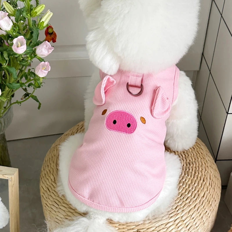 Bear Embroidered Dog Vest – Cute Everyday Walking Vest