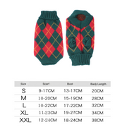 Cozy Plaid Cat Sweater – Soft Winter Vest
