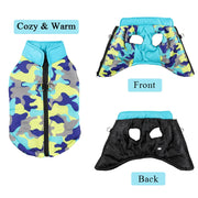 Camouflage Dog Jacket – Warm Zip-Up Outdoor Coat