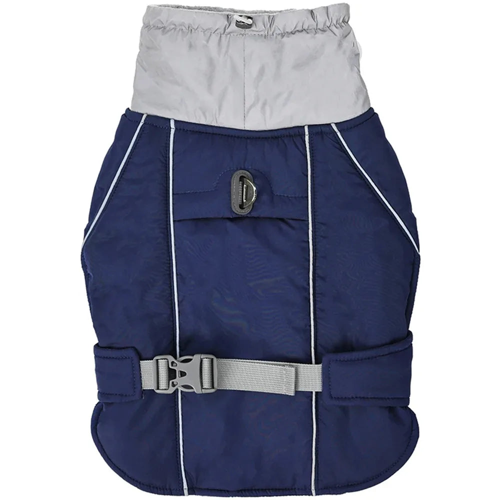 Reflective Dog Winter Jacket – Warm Padded Outdoor Coat