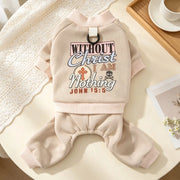 Cozy Four-Leg Dog Pajamas – Soft Fleece Winter Jumpsuit
