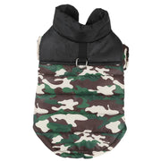 Camouflage Fleece Dog Jacket – Warm Outdoor Coat