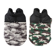 Camouflage Fleece Dog Jacket – Warm Outdoor Coat