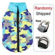 Camouflage Dog Jacket – Warm Zip-Up Outdoor Coat
