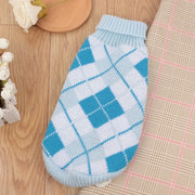Cozy Plaid Cat Sweater – Soft Winter Vest