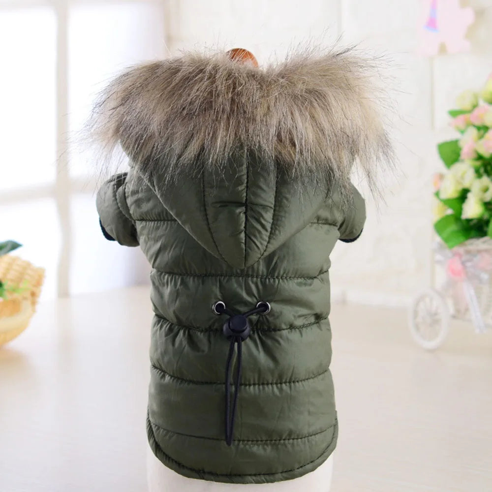 Soft Four-Leg Dog Pajamas – Cozy Full-Body Winter Jumpsuit