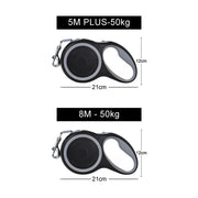 Retractable Dog Leash – Adjustable 5m & 8m Walking Lead