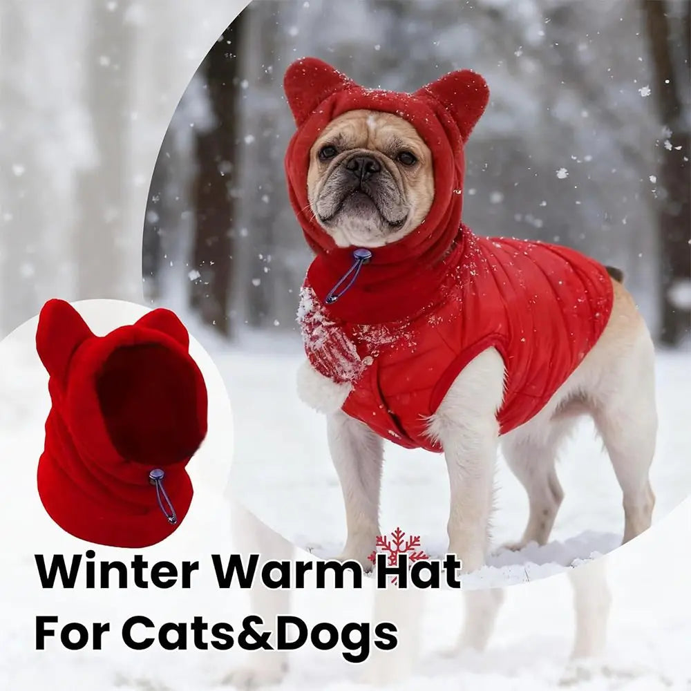 Cozy Fleece Dog Snood – Warm Ear & Neck Cover