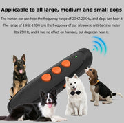 Ultrasonic Dog Bark Training Device – Rechargeable Handheld Trainer