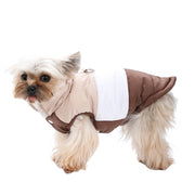 Warm Water-Resistant Dog Jacket – Fleece-Lined Outdoor Coat