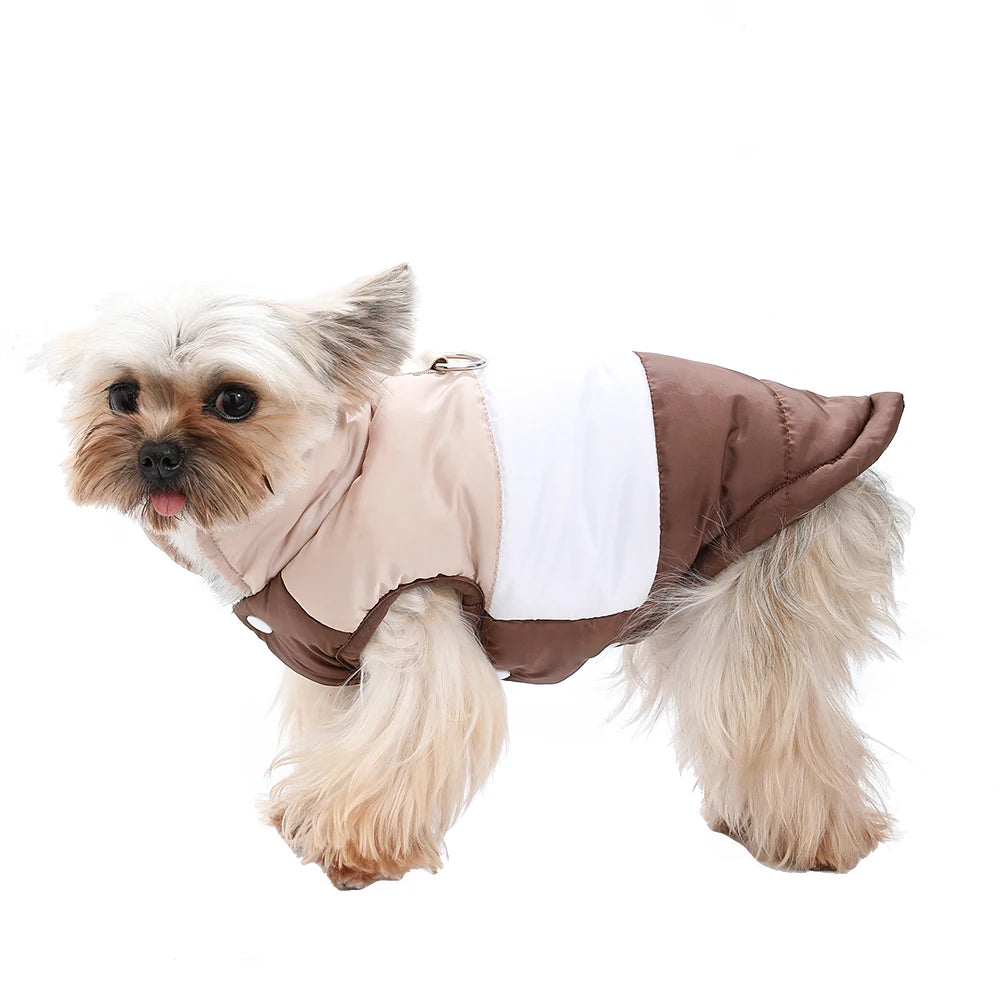 Warm Water-Resistant Dog Jacket – Fleece-Lined Outdoor Coat
