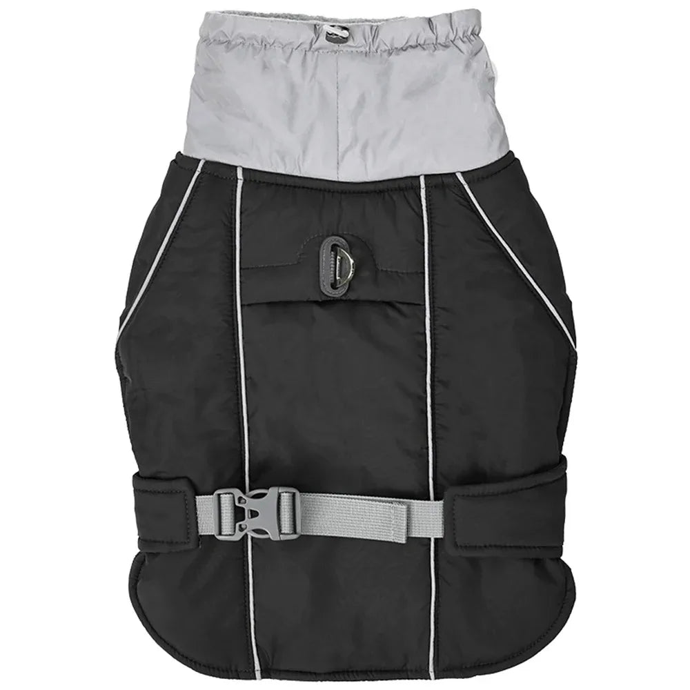 Reflective Dog Winter Jacket – Warm Padded Outdoor Coat