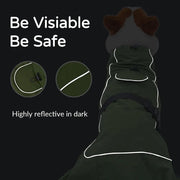 Reflective Dog Raincoat – Adjustable Outdoor Jacket for Wet Walks