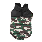 Camouflage Fleece Dog Jacket – Warm Outdoor Coat