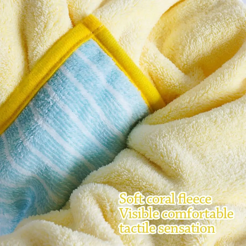 Quick-Dry Dog Bathrobe – Absorbent Towel Coat After Baths & Swims