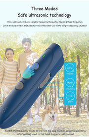 Ultrasonic Dog Bark Training Device – Rechargeable Handheld Trainer