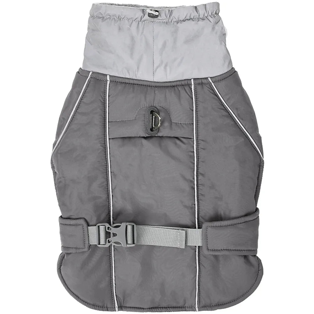 Reflective Dog Winter Jacket – Warm Padded Outdoor Coat