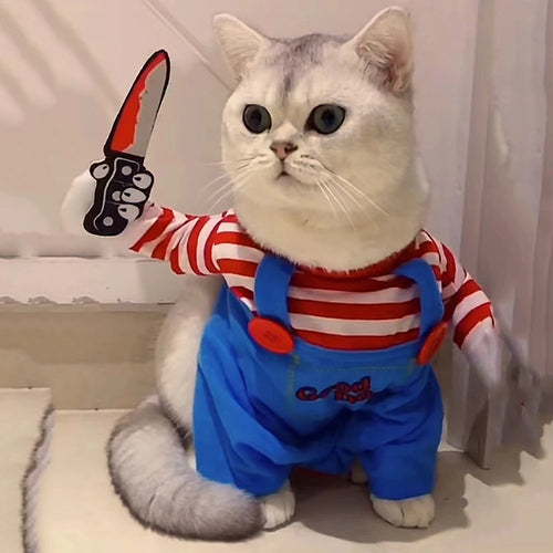 Halloween Pet Costume – Fun Dress-Up Outfit for Cats & Small Dogs