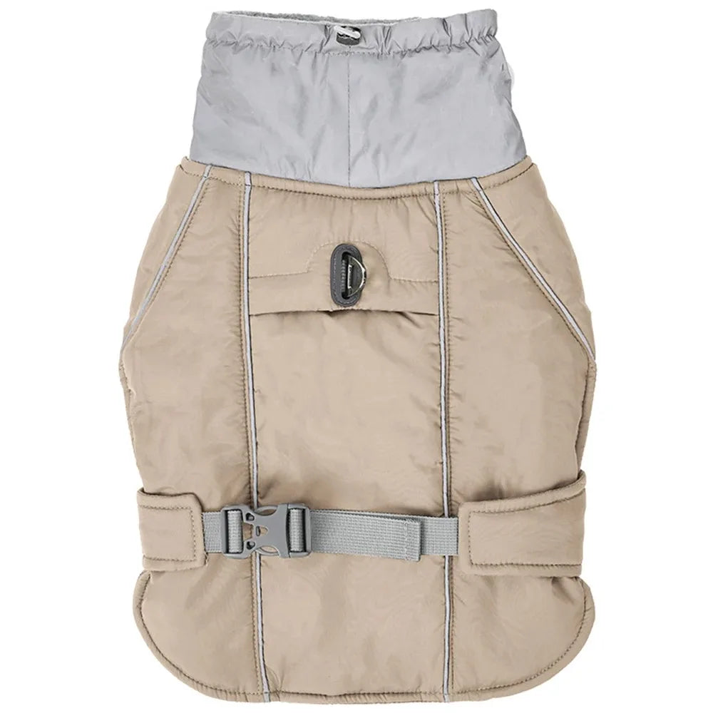 Reflective Dog Winter Jacket – Warm Padded Outdoor Coat