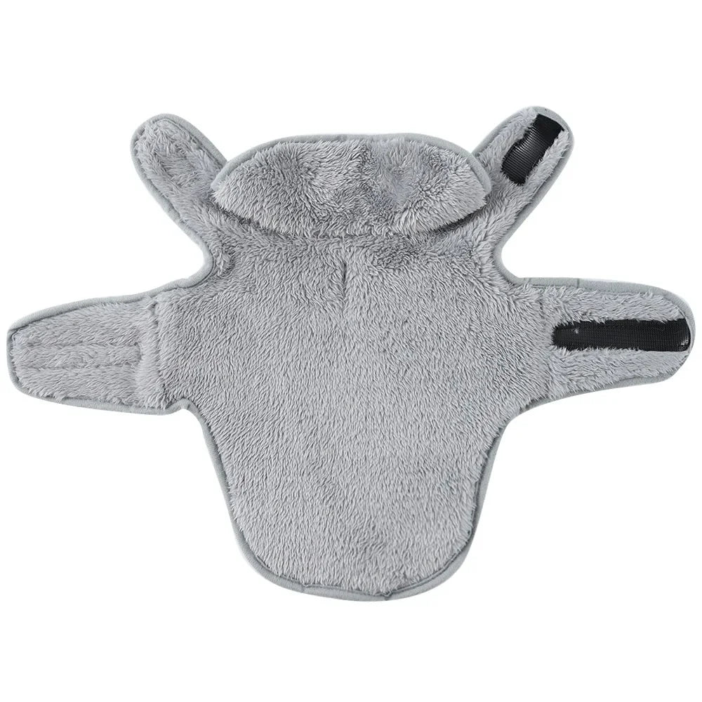 Reversible Fleece Dog Vest – Warm Adjustable Pet Jacket