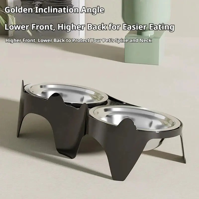 Anti-Tip Stainless Steel Pet Bowl – Easy-Clean Feeding Bowl